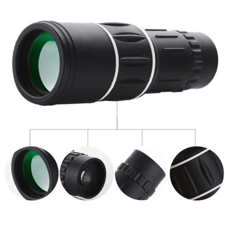 High magnification HD monocular telescope